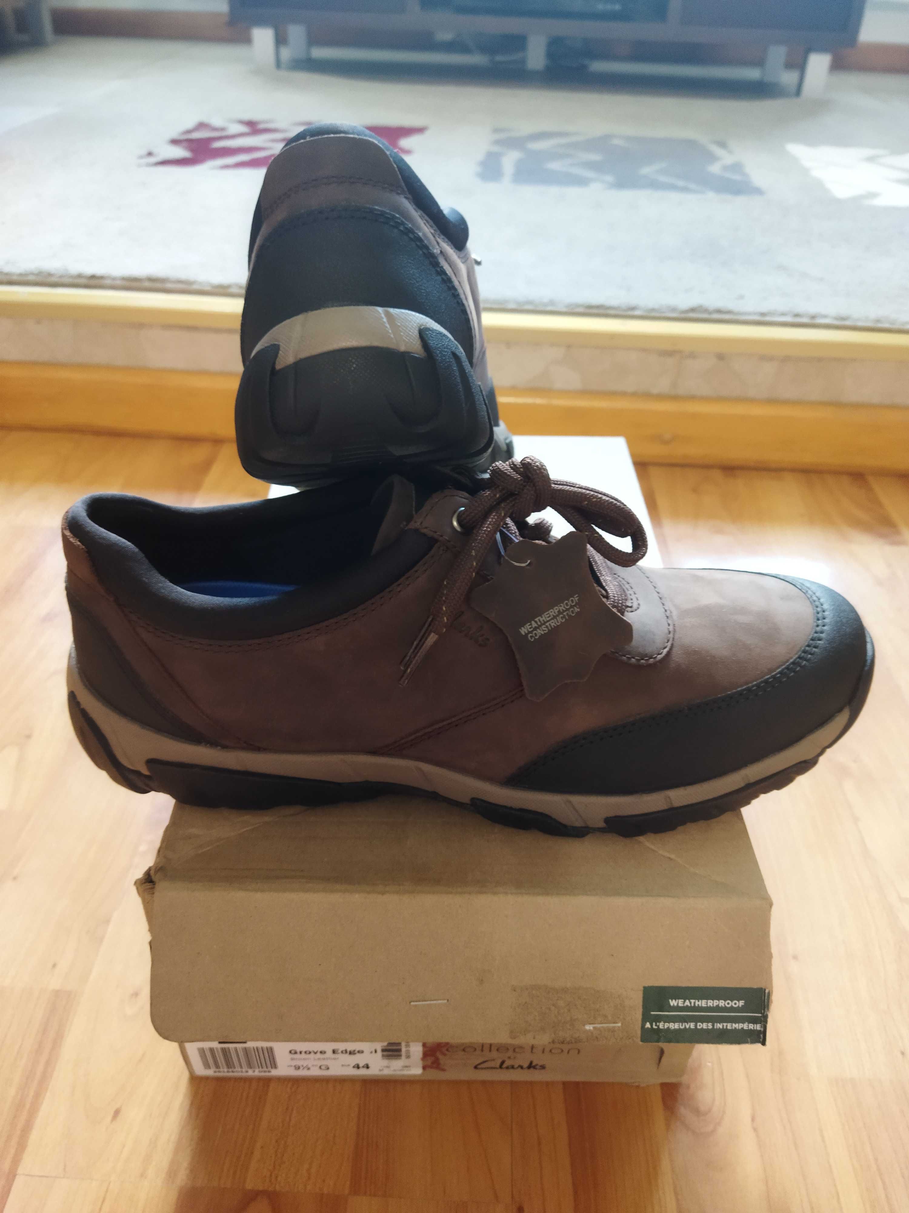 Туфли-ботинки Clarks (Великобритания),нубук,оригинал,новые,р-р 43