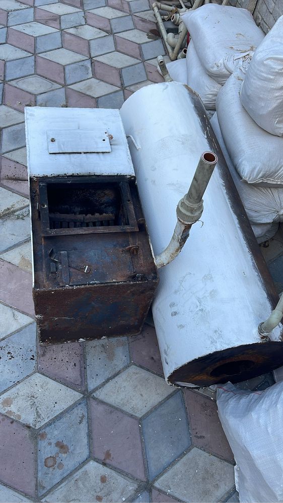 Газовая печка и котел
