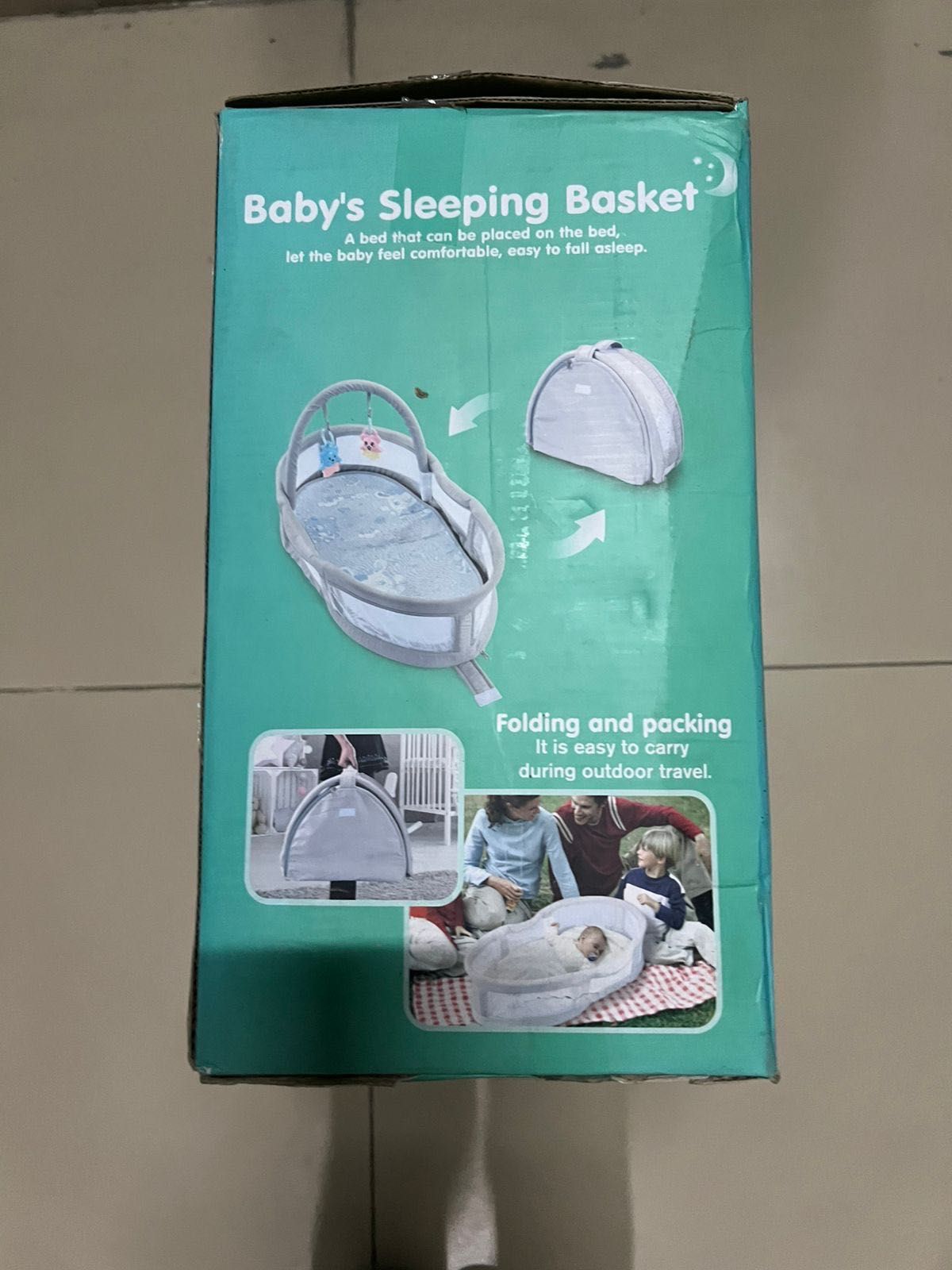 Люлька-переноска baby sleeping basket!