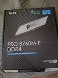 Продам мат плату pro b760 в комплекте с озу 32 гб 3200