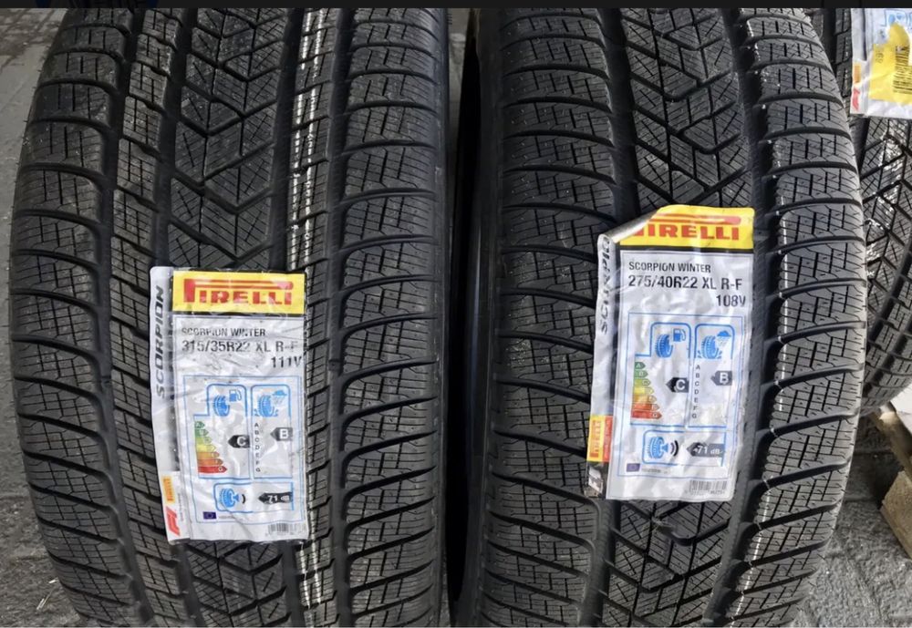 275/40/22 и 315/35/22 липучка pirelli scorpion x7