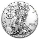 Серебряная монета 1 доллар (dollar) 2015 года "Шагающая Свобода", США