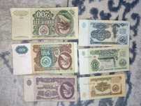 Банкноты СССР: 200, 100, 25, 3, 5, 1 рубль (1961–1991)