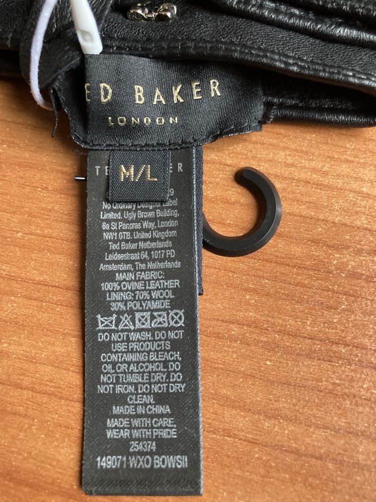 Кожаные женские перчатки бренда Ted Baker