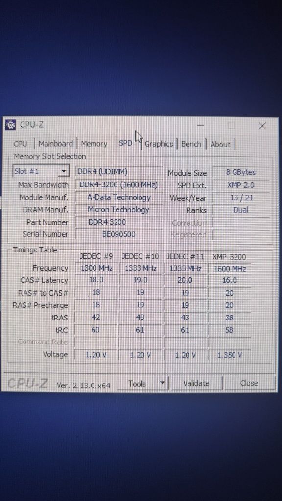 DDR4 3600 Mhz 16 gb (8x2)