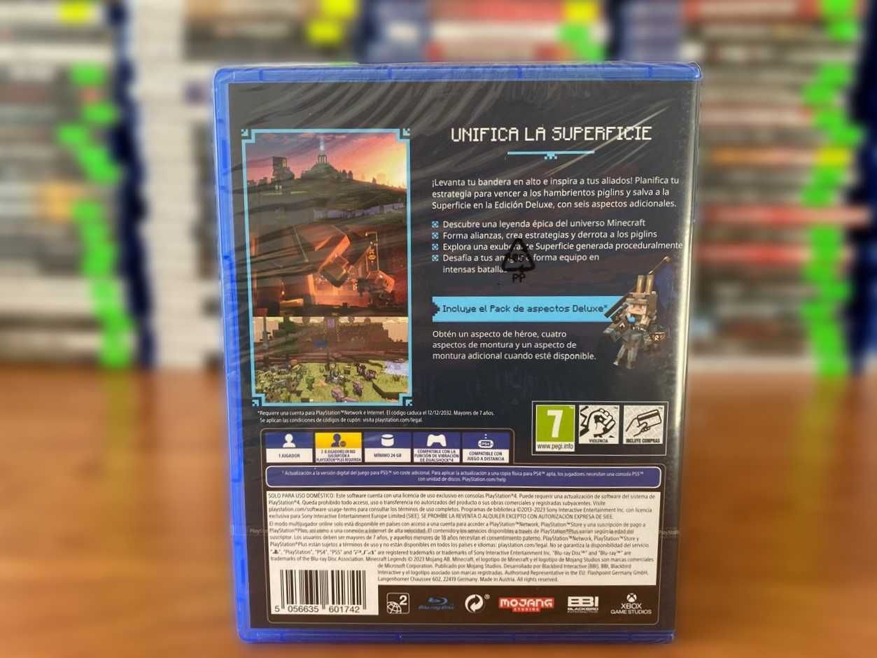 Новый Minecraft Legends Deluxe Майнкрафт PS4/PS5 Большой Выбор Игр