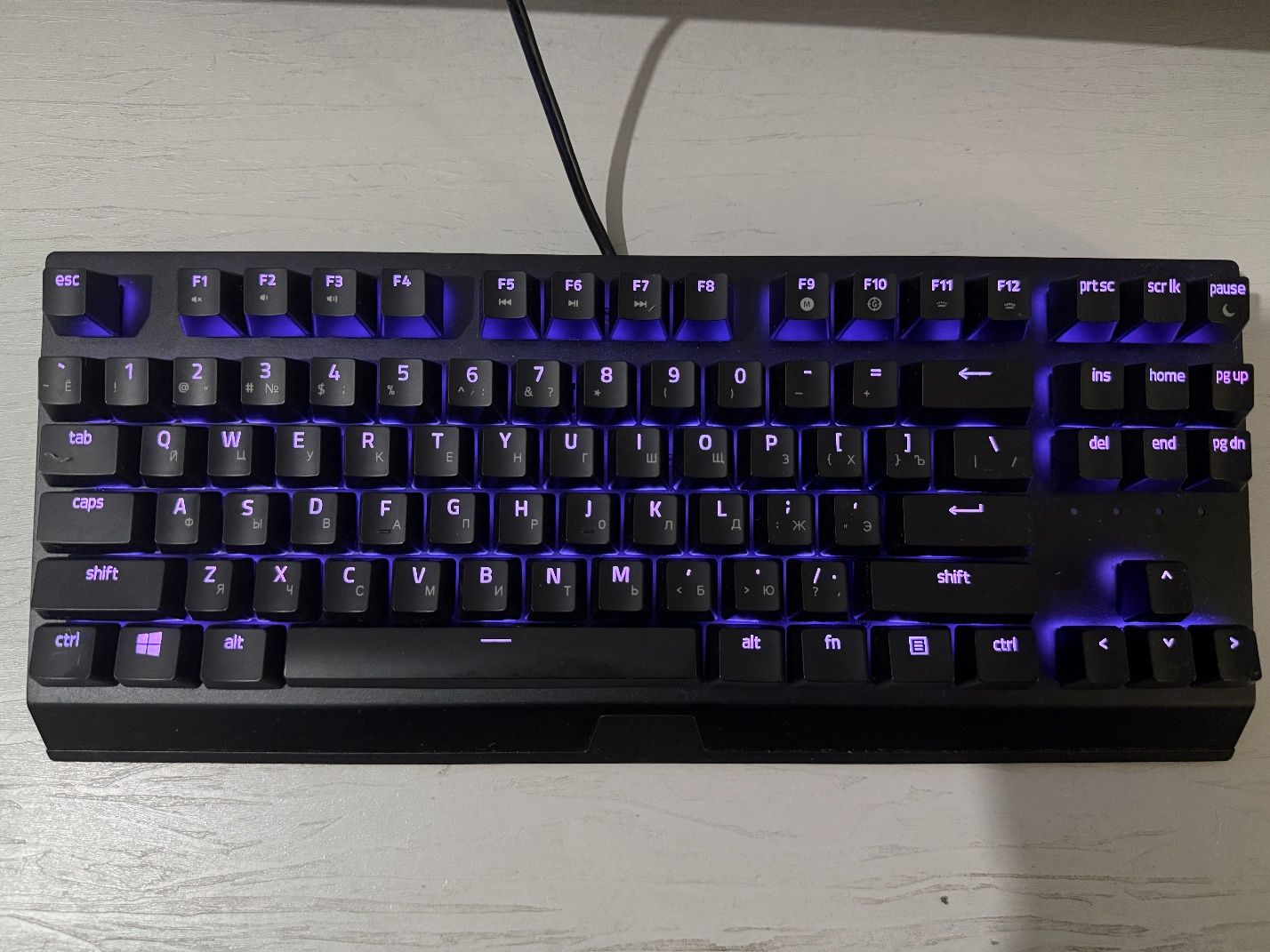 Клавиатура razer blackwidow v3 tenkeyless