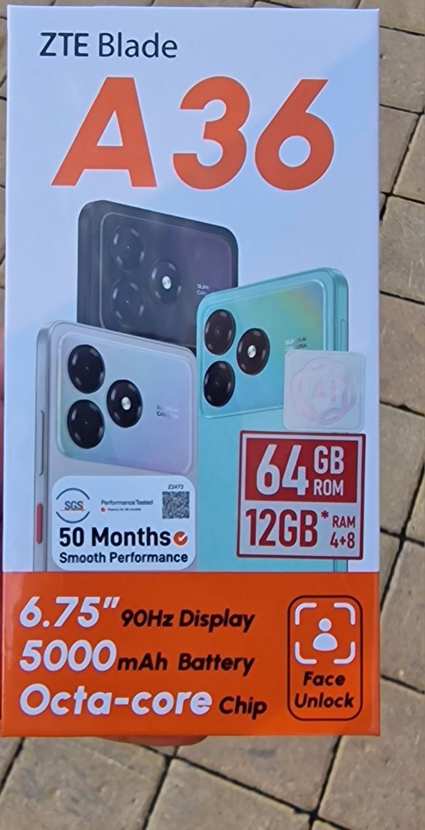 ZTE Balde A36 новый