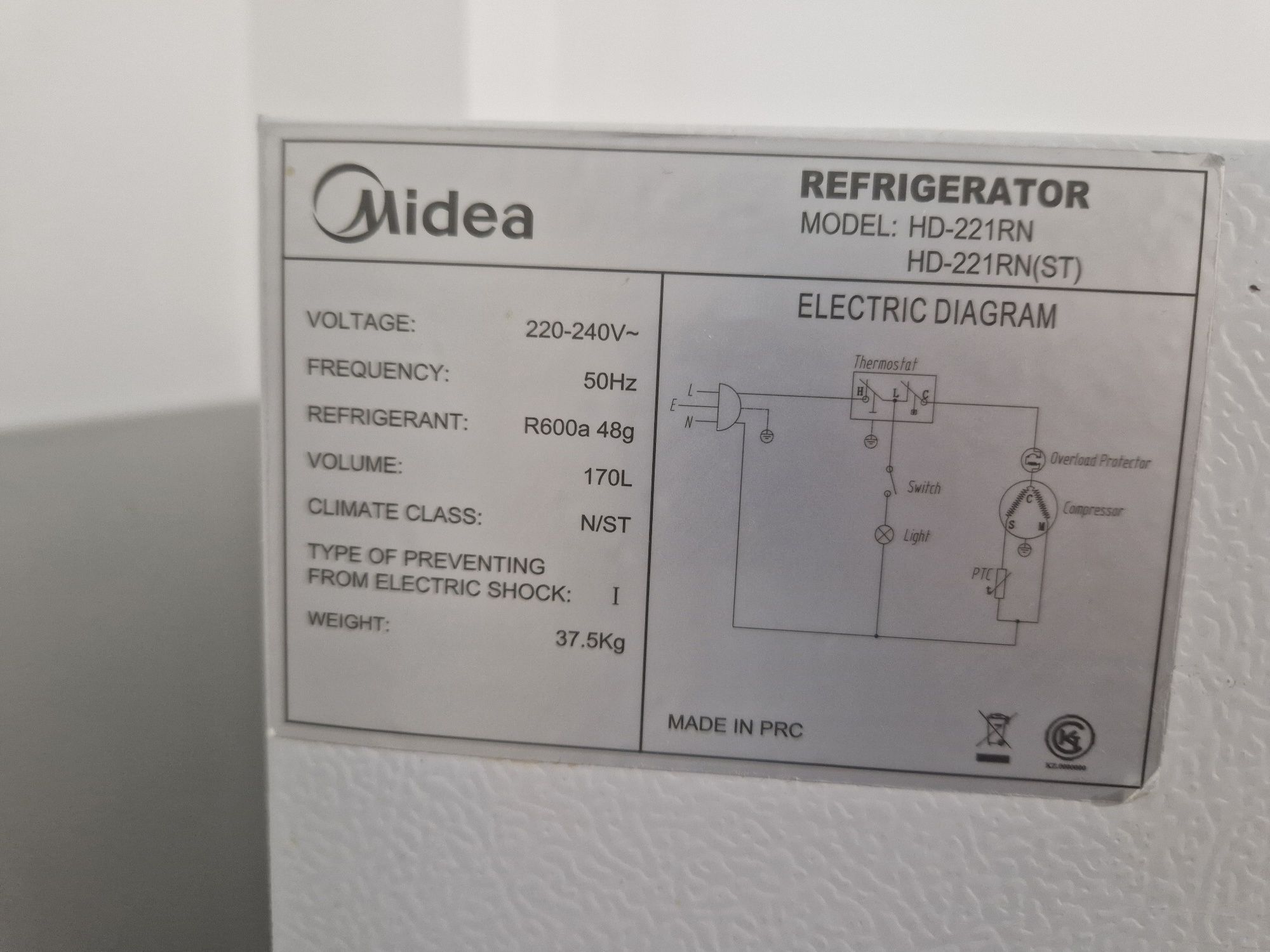 Холодильник Midea