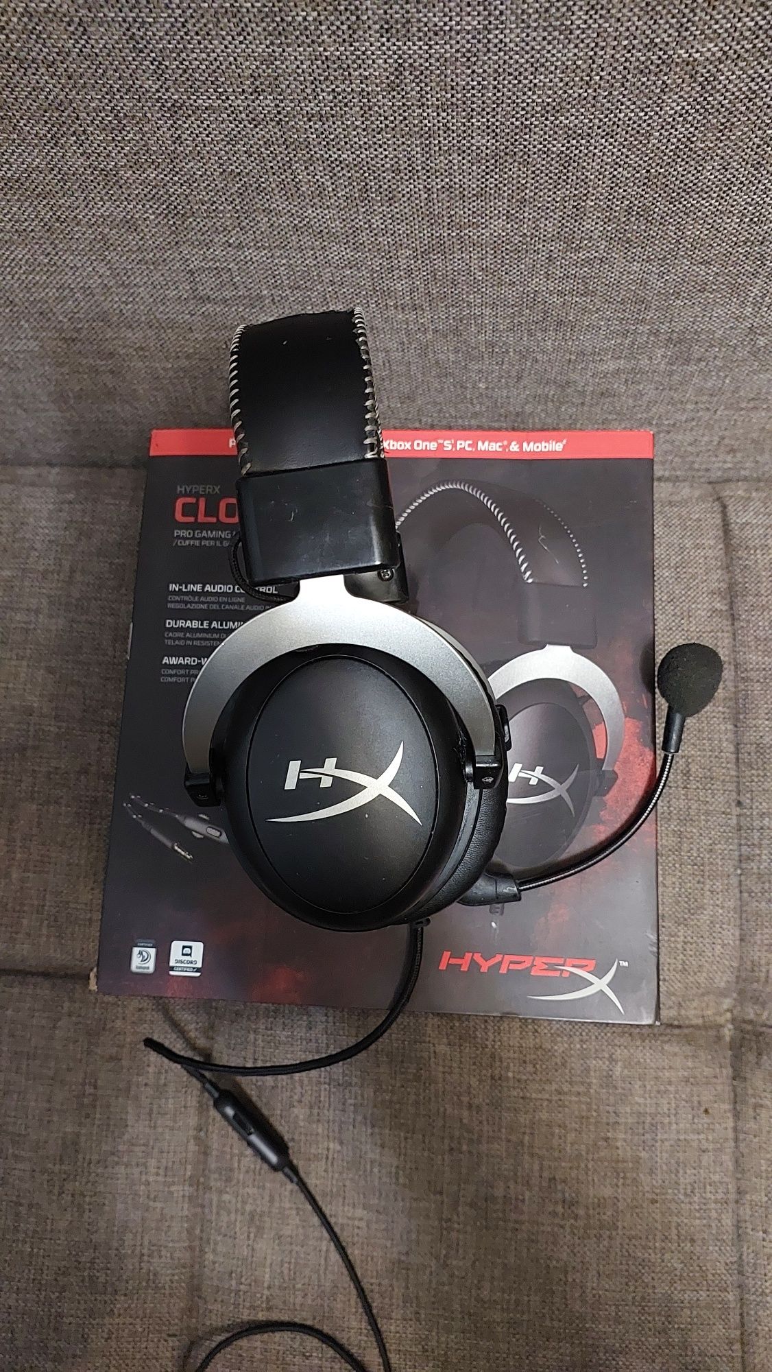 Наушники Hyperx Cloud Silver