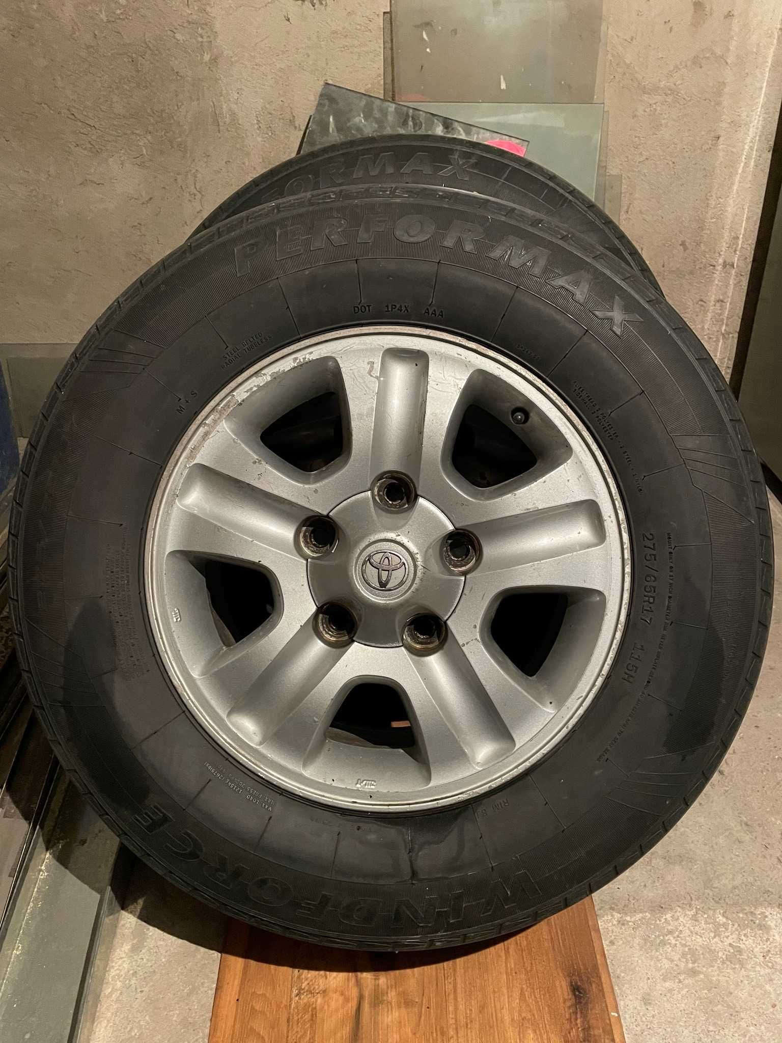 Диски R17 + резина Windforce для Land Cruiser 100