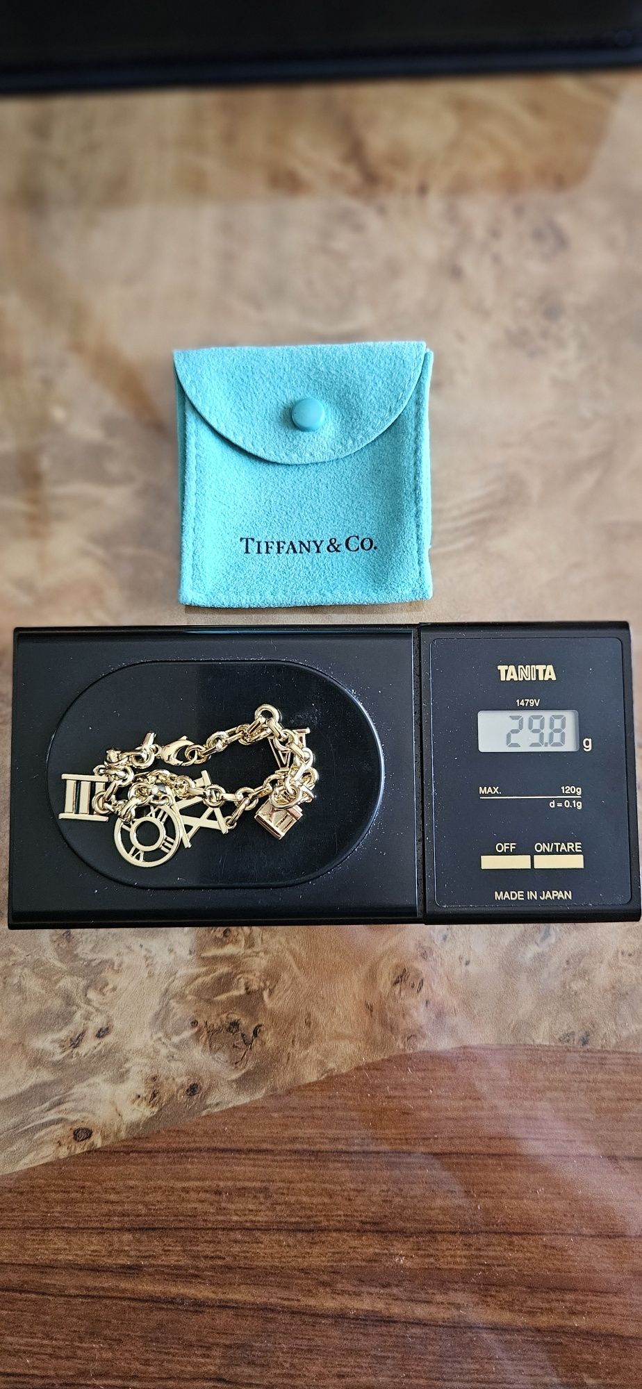 Бренд Tiffany коллекция Atlas  оригинал золото 750 пробы
