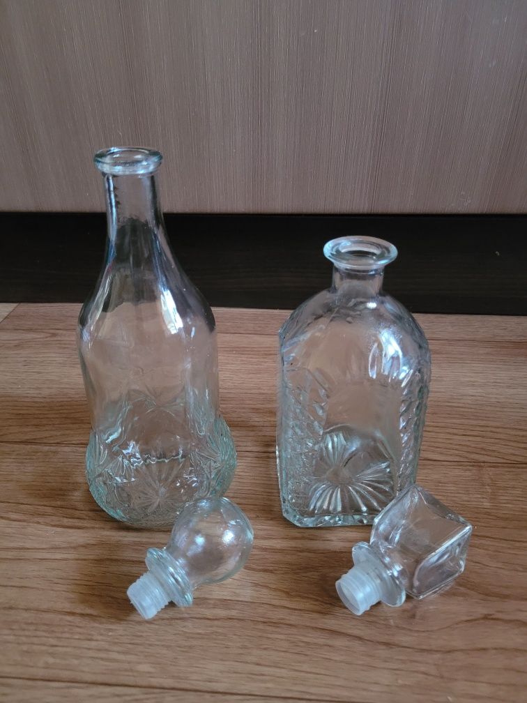 Графины с крышкой для водки и коньяка 0,5 л