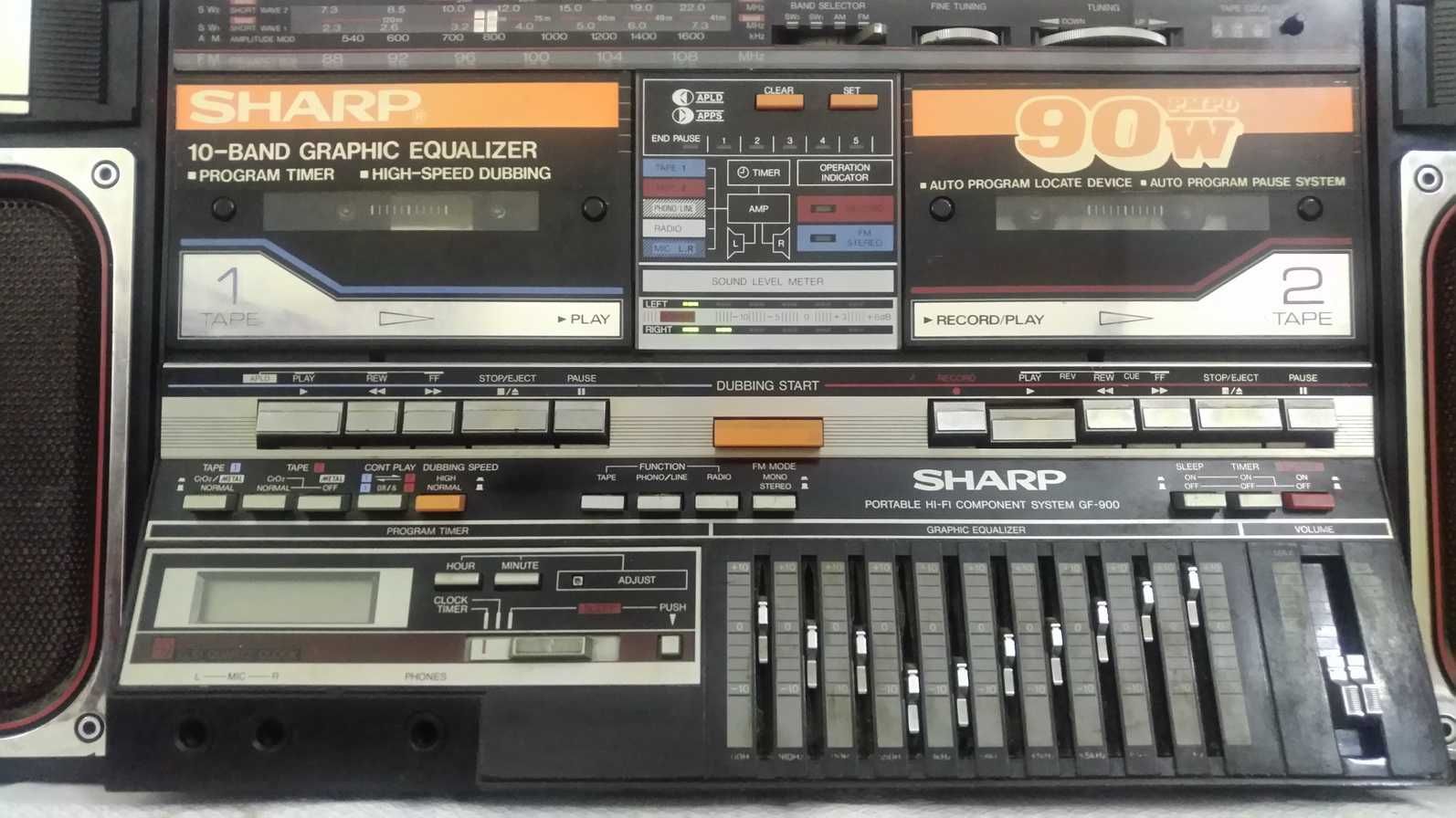 Sharp GF - 900 Z  HI-FI двухкассетная магнитола