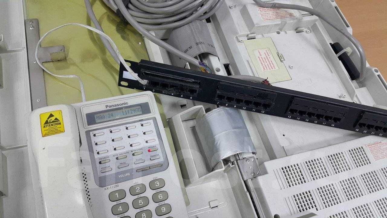 Мини-АТС Panasonic KX-TD1232 и установка, обслуживание