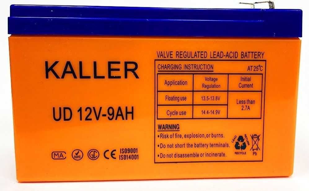 Аккумулятор для детского авто, мотоцикла KALLER UD 12V-9AH