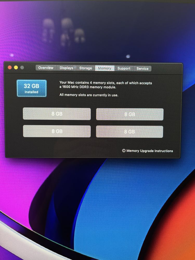 IMac late 2012 27” ssd512gb