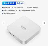 Док-станция ORICO StudioLink 8 в 1, SSD, 10 ГБ, SD/TF3.0, audio