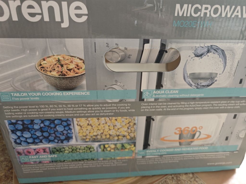 Абсолютно новая, запакованная микроволновая печь. Gorenje
