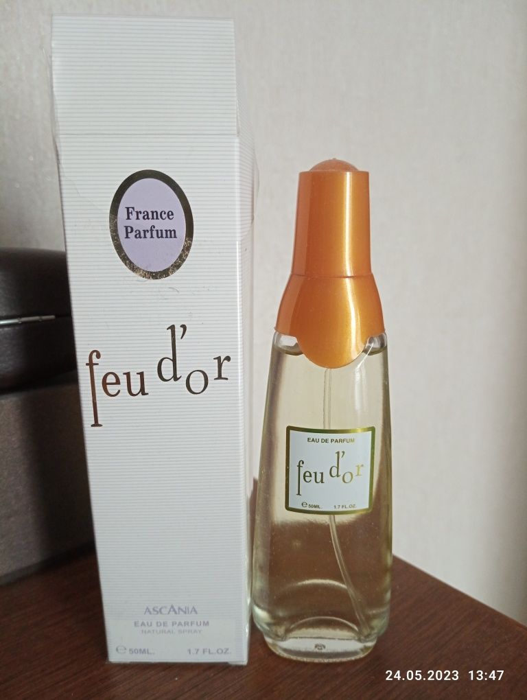 Парфюмированная вода «Feu D`Or» Ascania (Россия) 
Яркий и