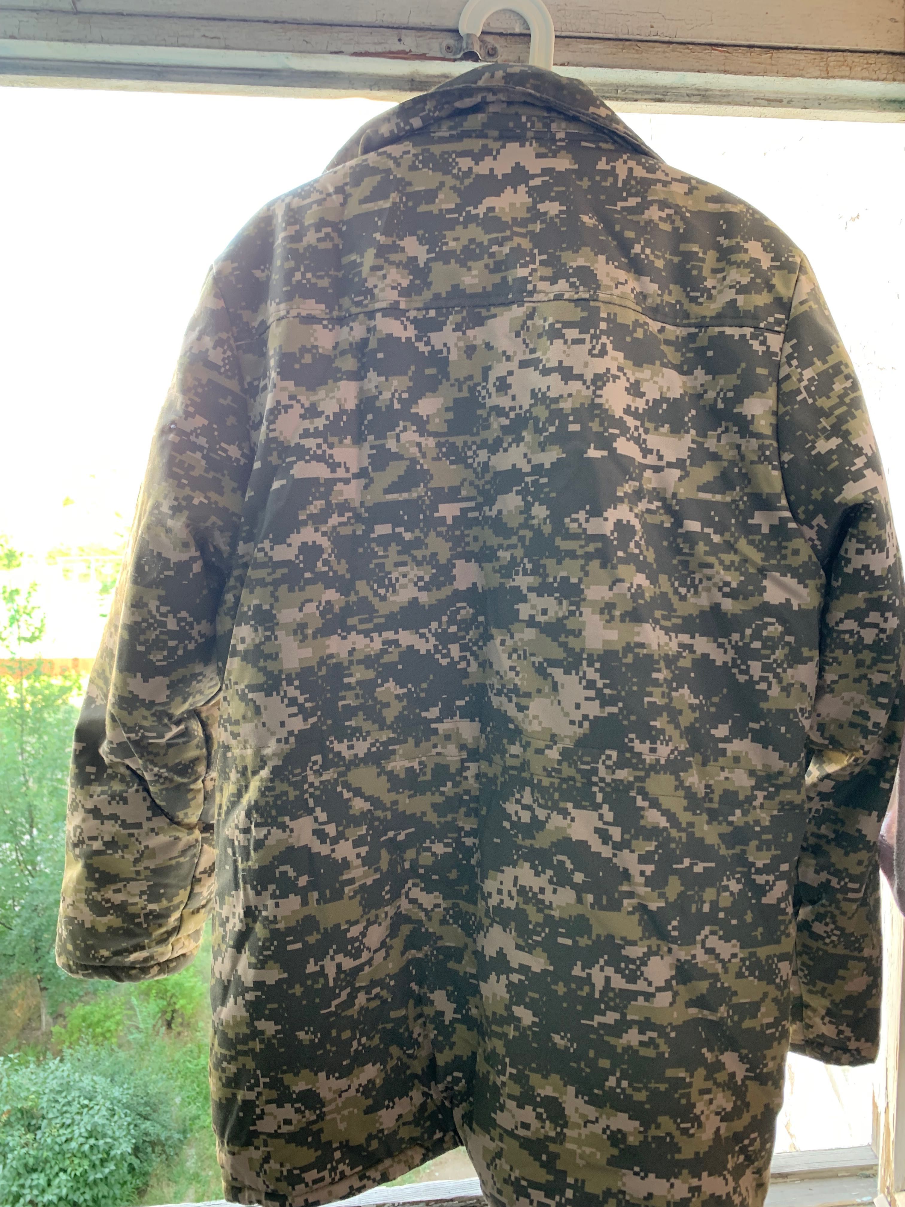 Зимний бушлат военный