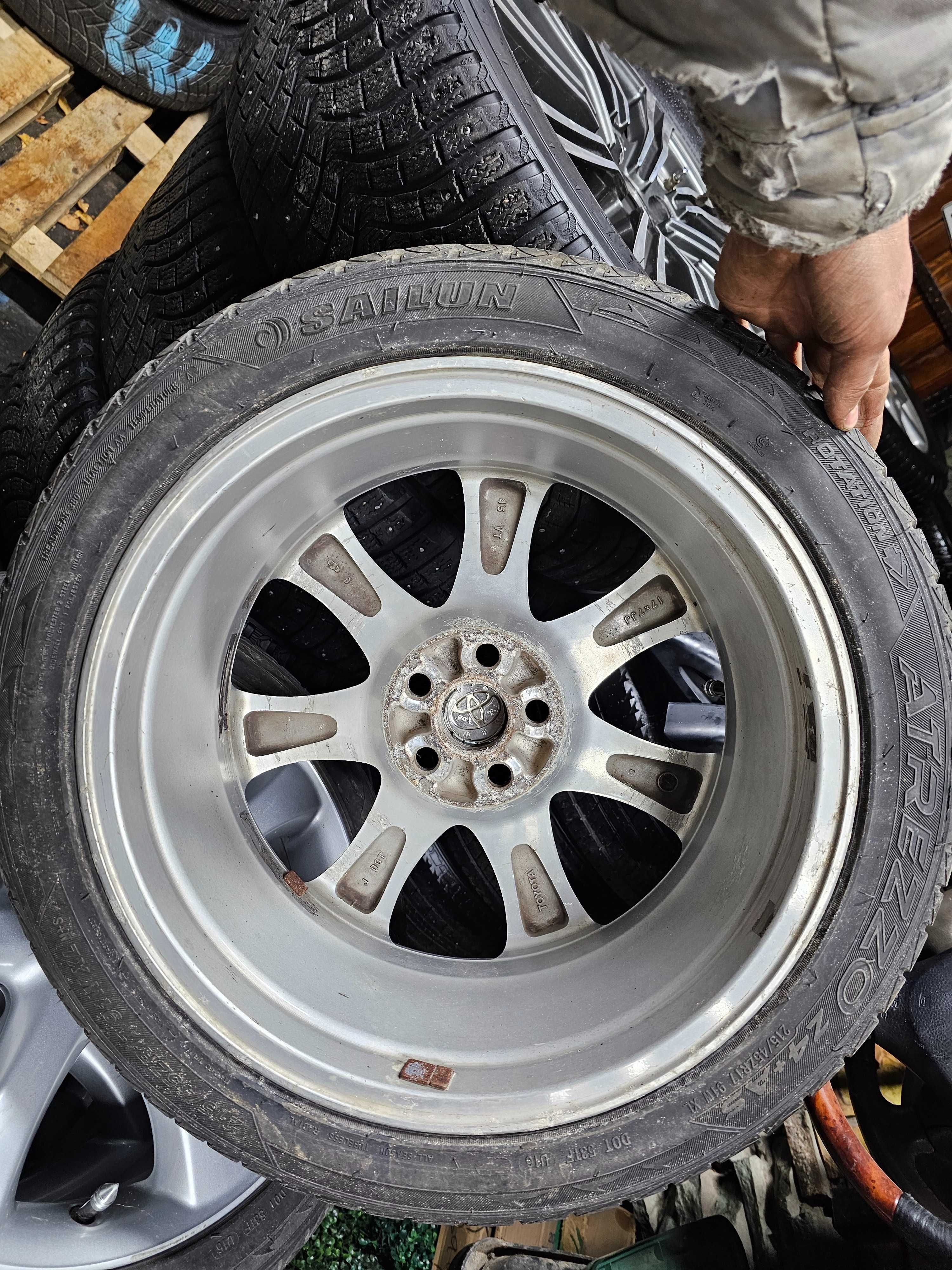 215-45-R17 TOYOTA Комплект дисков с резиной!