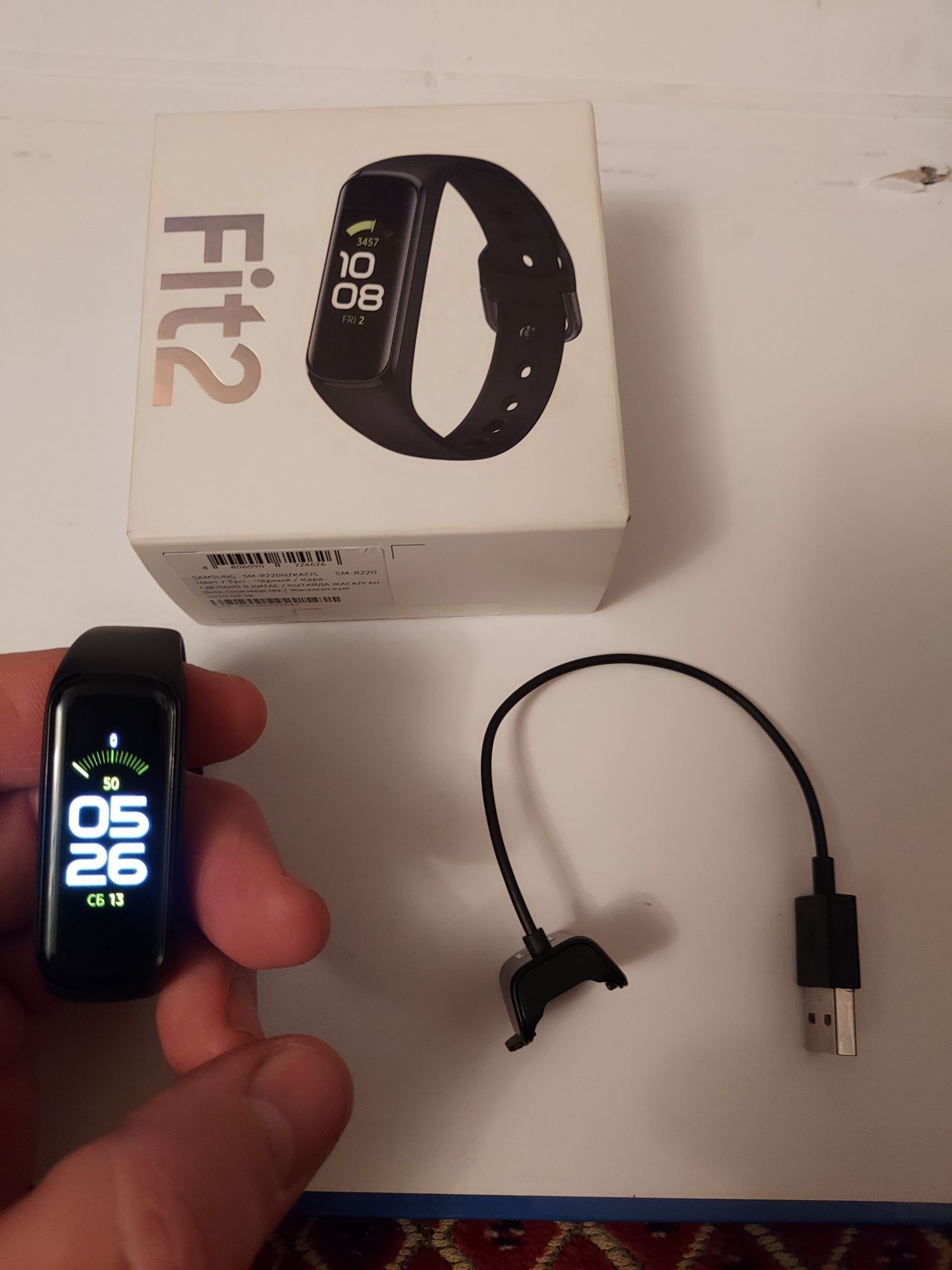 Фитнес-браслет samsung fit 2,рабочии