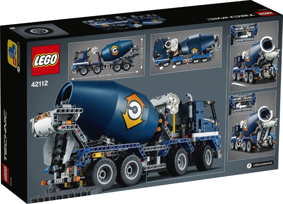 Lego 42112 Technic Бетономешалка новый !