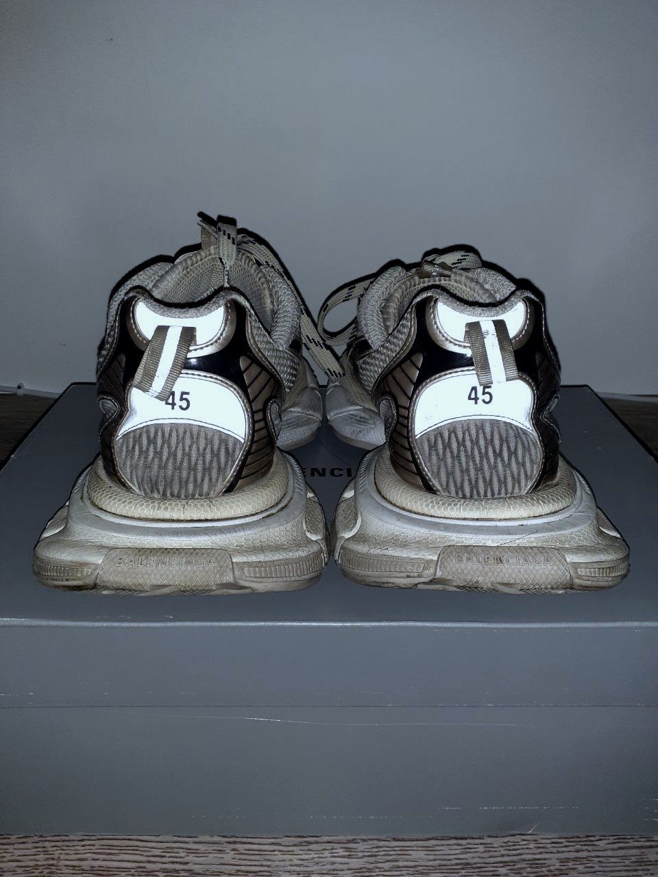 balenciaga 3 xl white gold 45 size
