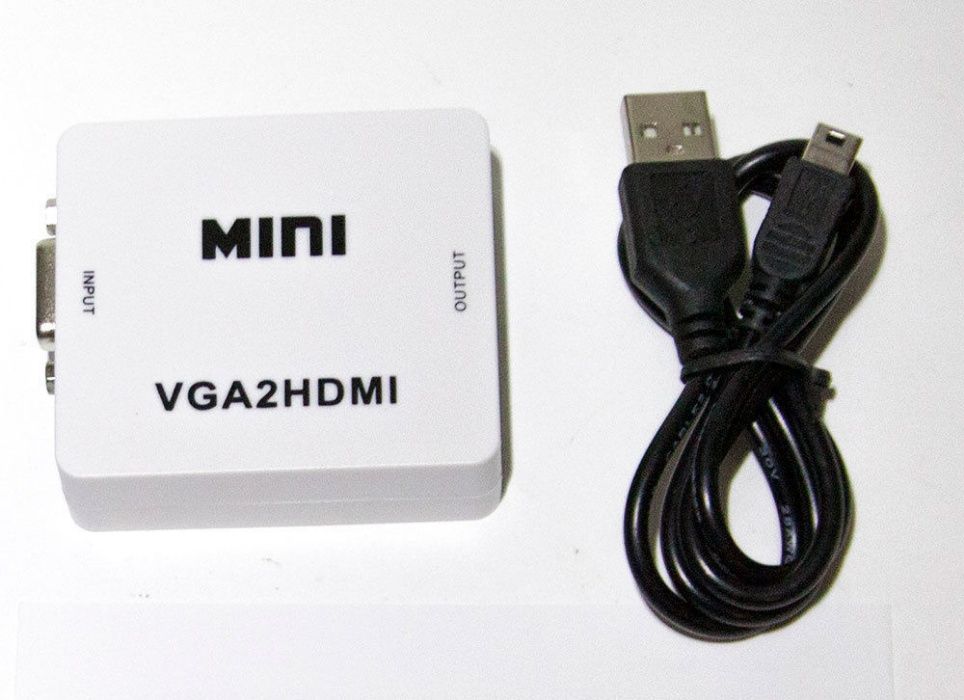 Переходник из VGA в HDMI для подкл. Ноутбука и проектора к телевизору