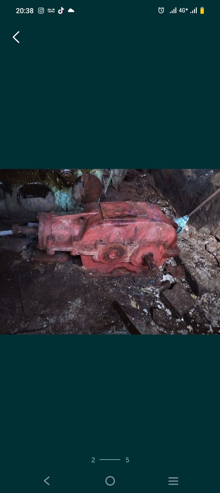 Продам-Редуктор от крана козлового.новый могу скинуть видео.