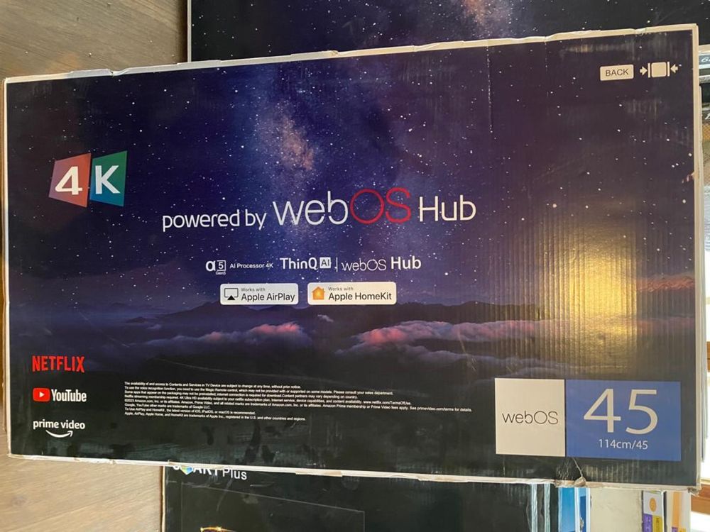 Новый телевизор LG smart tv с интернетом