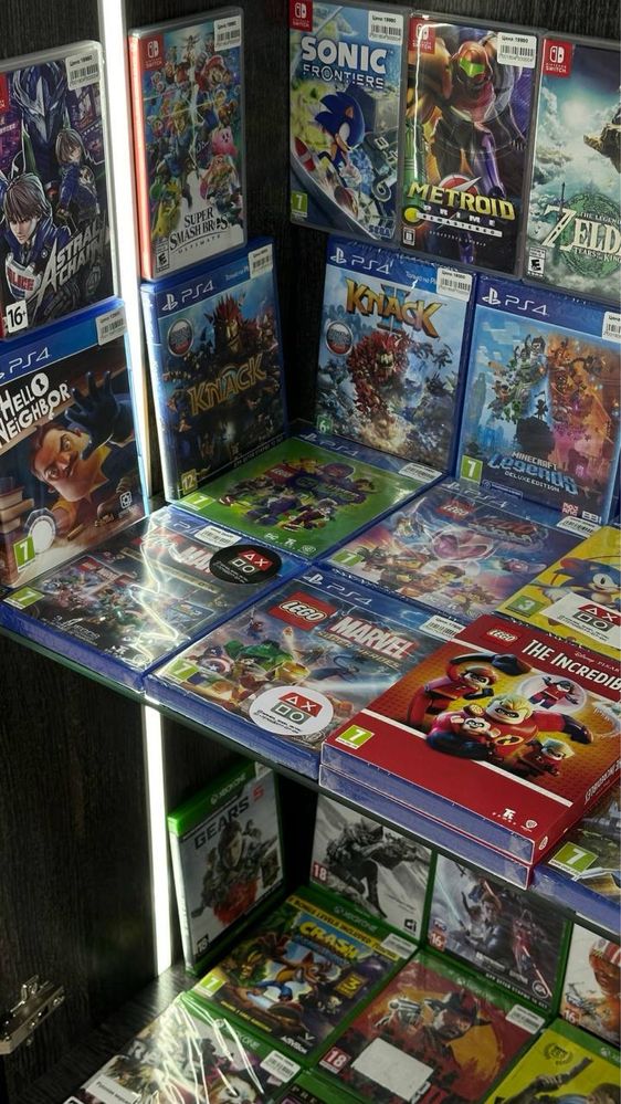 Диски для приставок PS 4/5 X-BOX