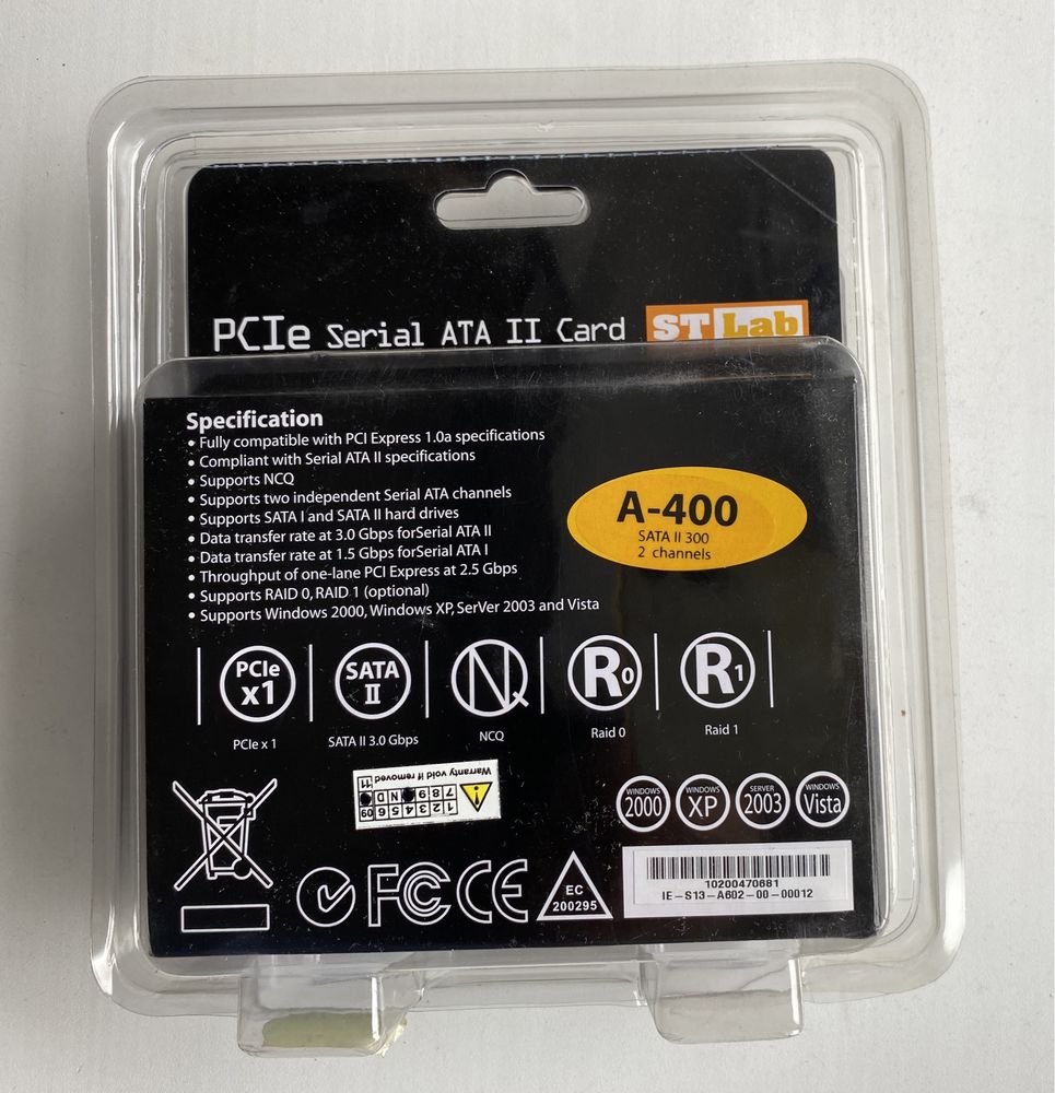 PCIe SATA II Card Плата расширения SATA 2