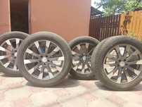 Продам летнюю резину на  литых дисках разм. 235-55/R18   ках
