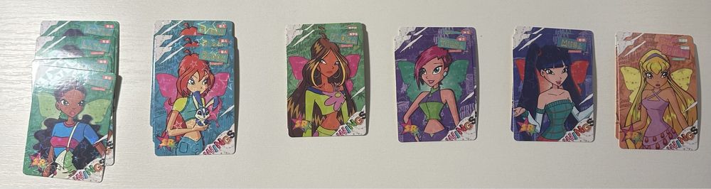 Карты winx и куклы my little pony