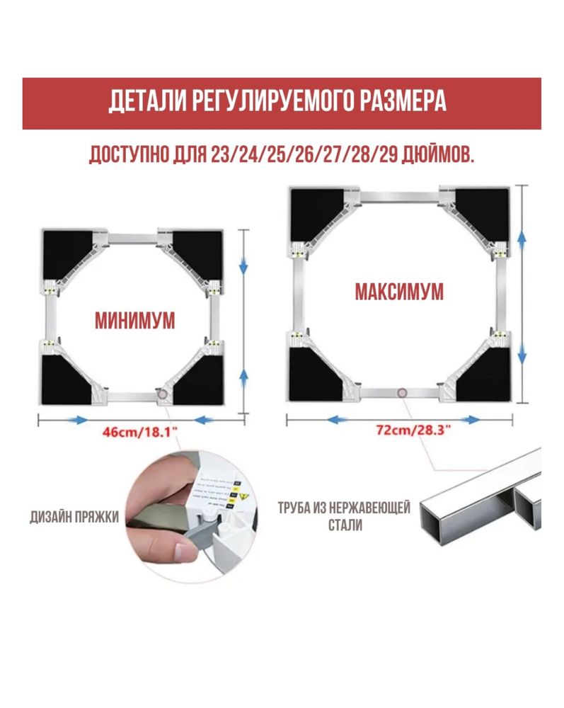 Стыковочный элемент стиральки и сушылки
