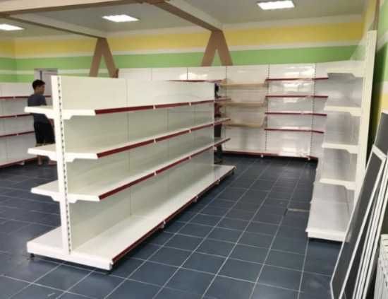 Магазин стелаж остравной полка касса торговые оборудования корзина