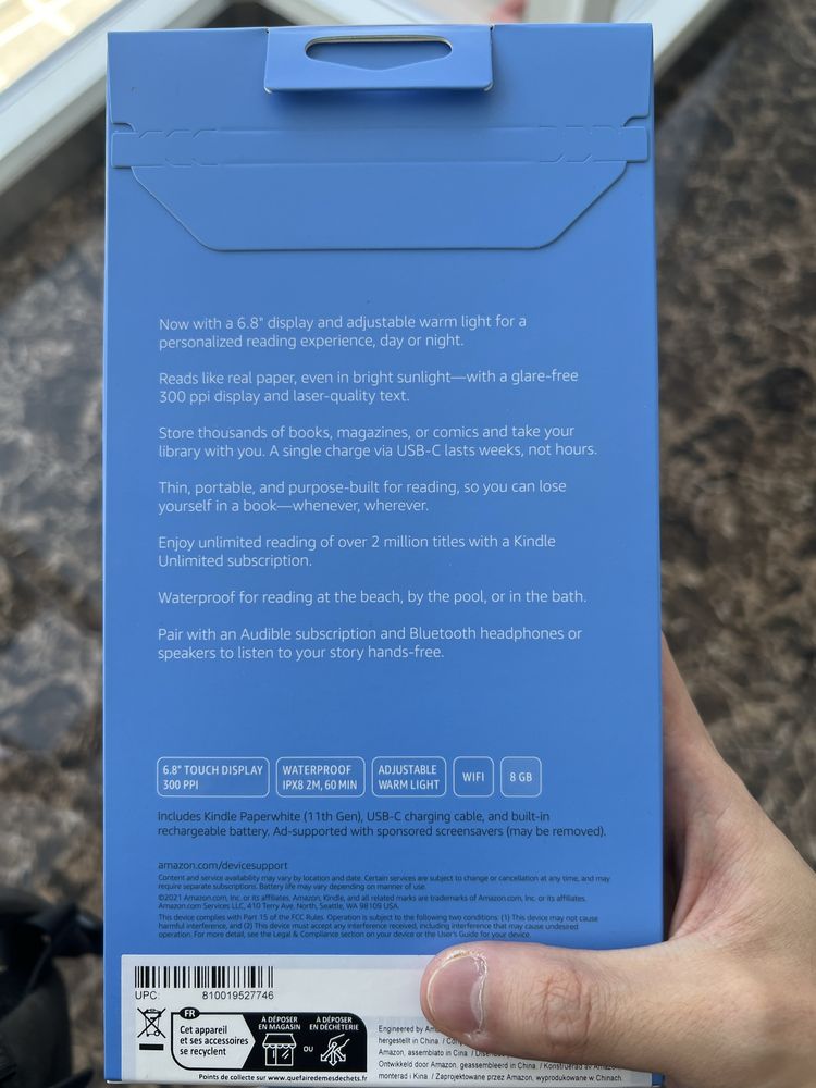 Amazon Kindle Paperwhite (2021), новая электронная книга / книжка