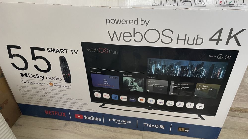 Новый Smart телевизор все современные опций