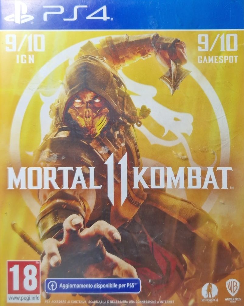 Mortal Kombat 11 на PS4 - диск, коробка, рабочее состояние