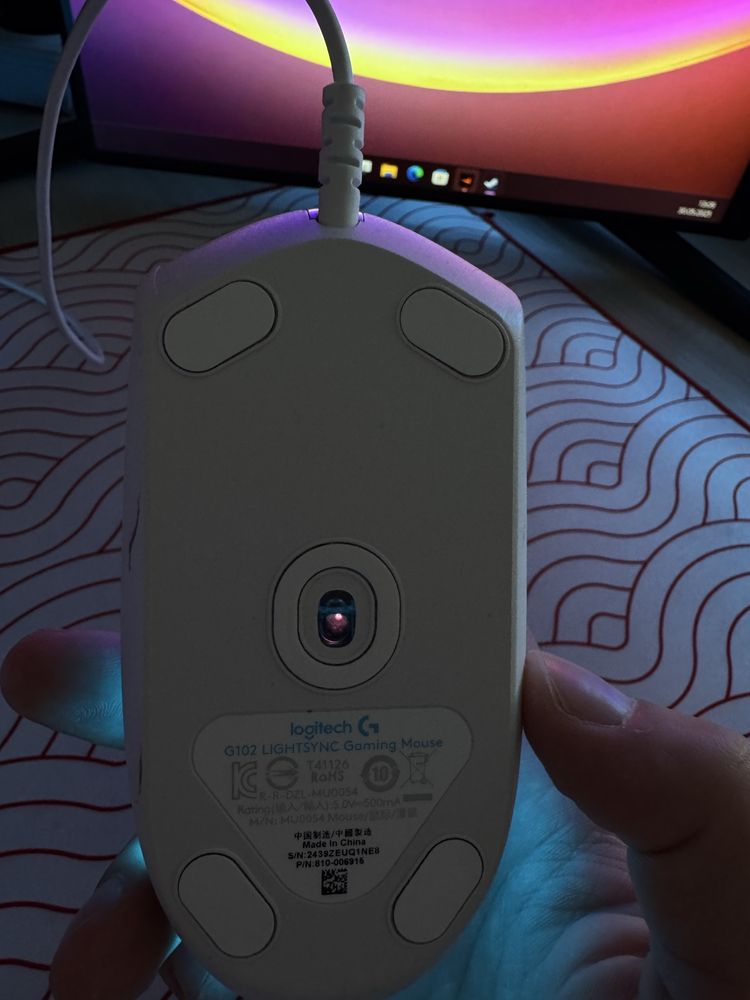 мышка logitech g102 lightsync gaming mouse