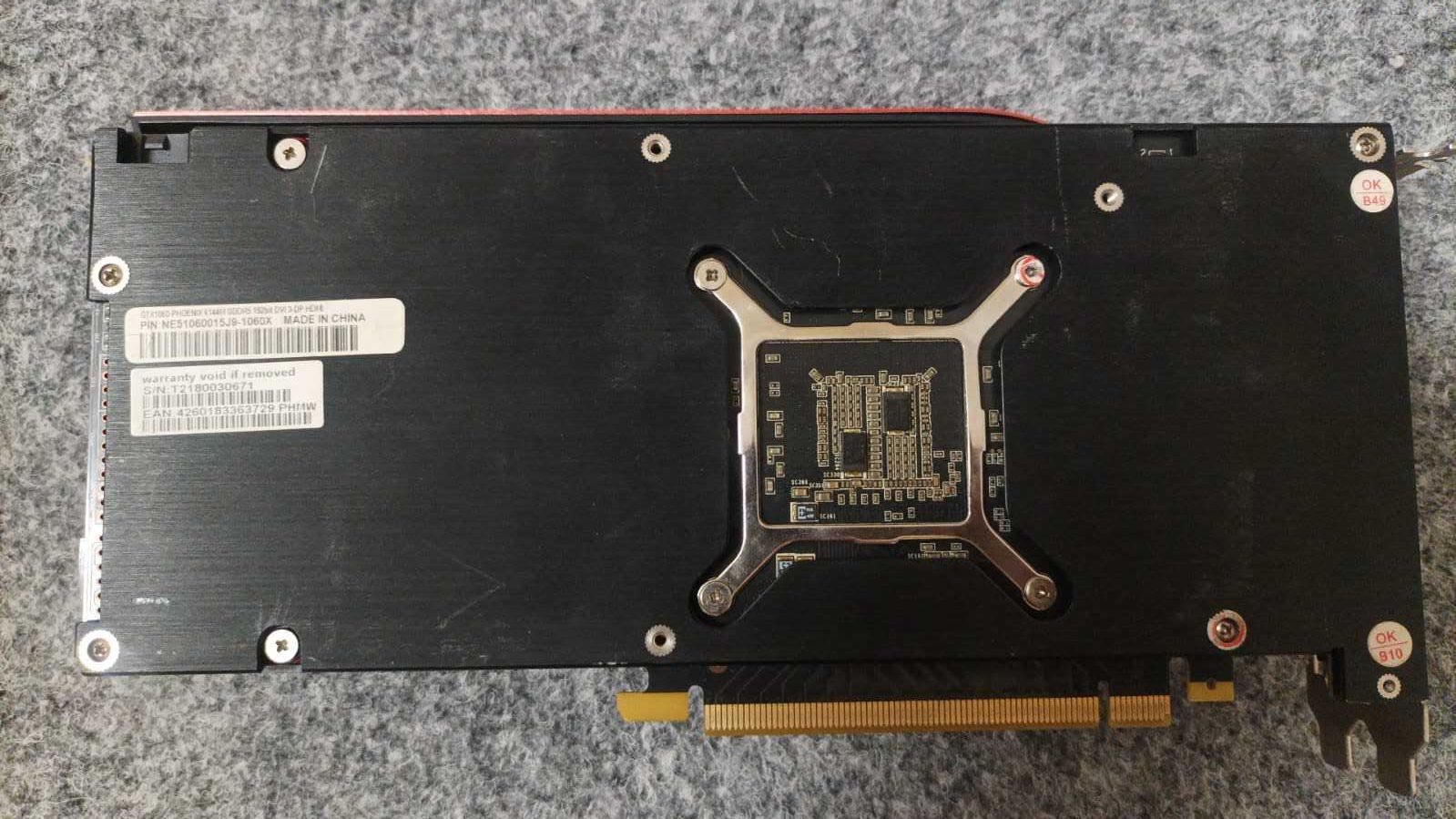 Продается мощная видеокарта PHOENIX GTX 1060 6G /6 pin