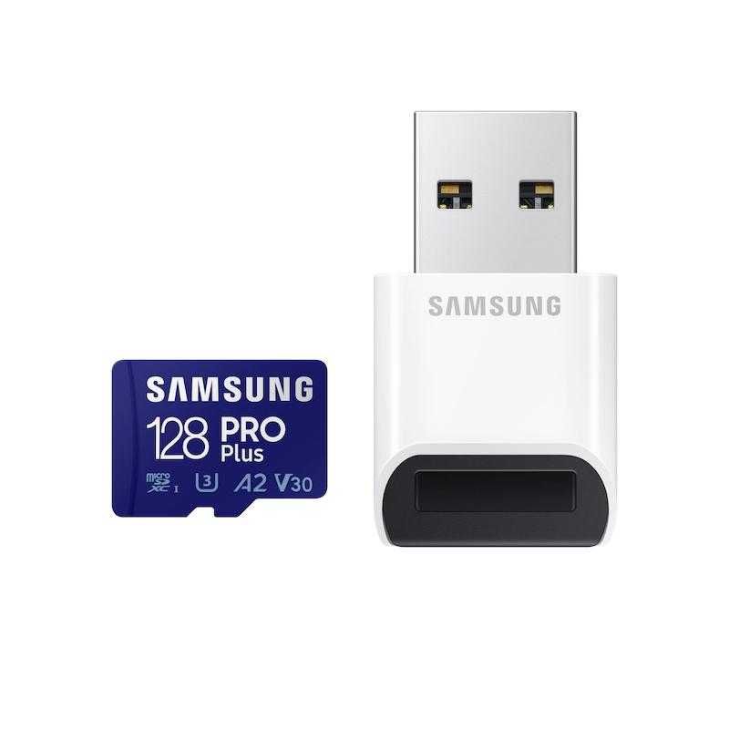 Карта памяти Samsung PRO Plus 128GB MicroSD