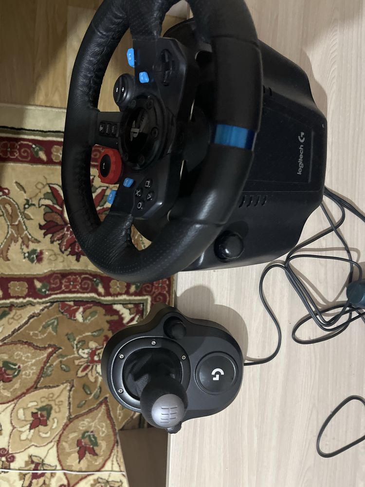 Продаю руль Logitech G29 + коробка передач
