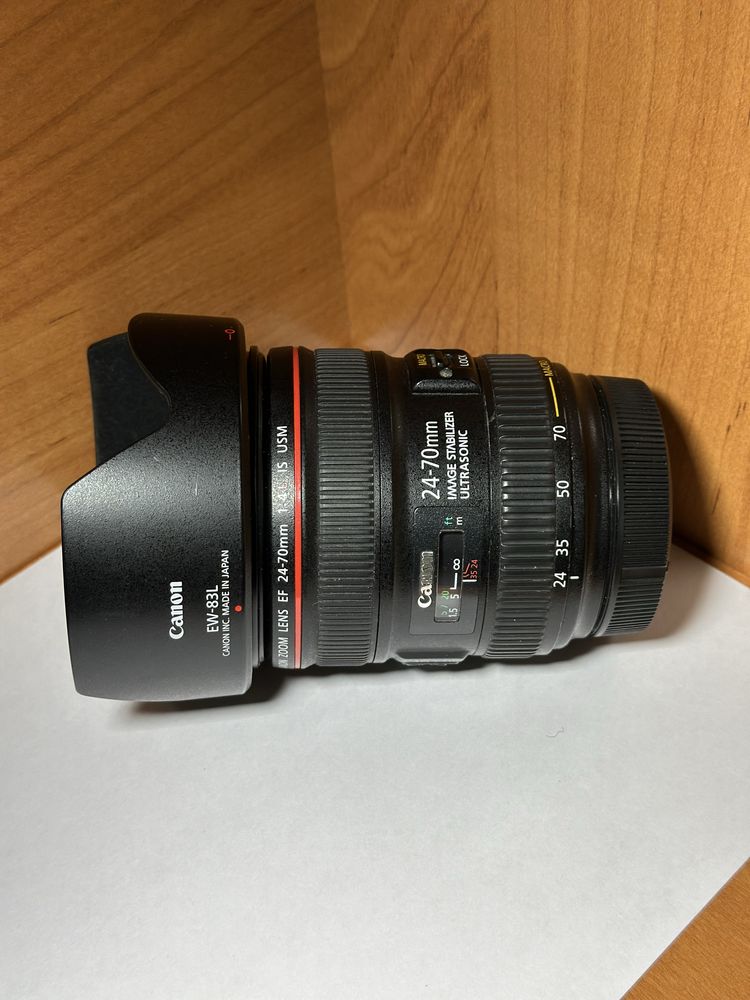 Canon 24-70 F4 отличном состоянии