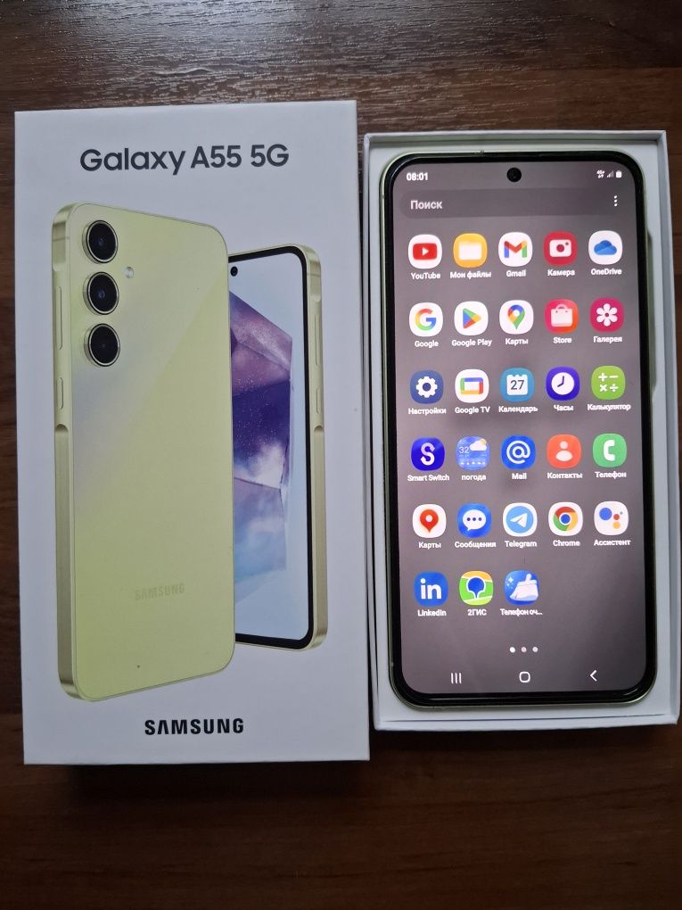 SAMSUNG galaxy А 55 5 G ГБ 128 Телефон Почти Новый