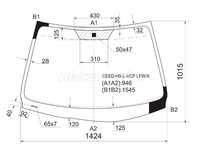 Стекло лобовое KIA CEED 5D 06-10 Kia Ceed