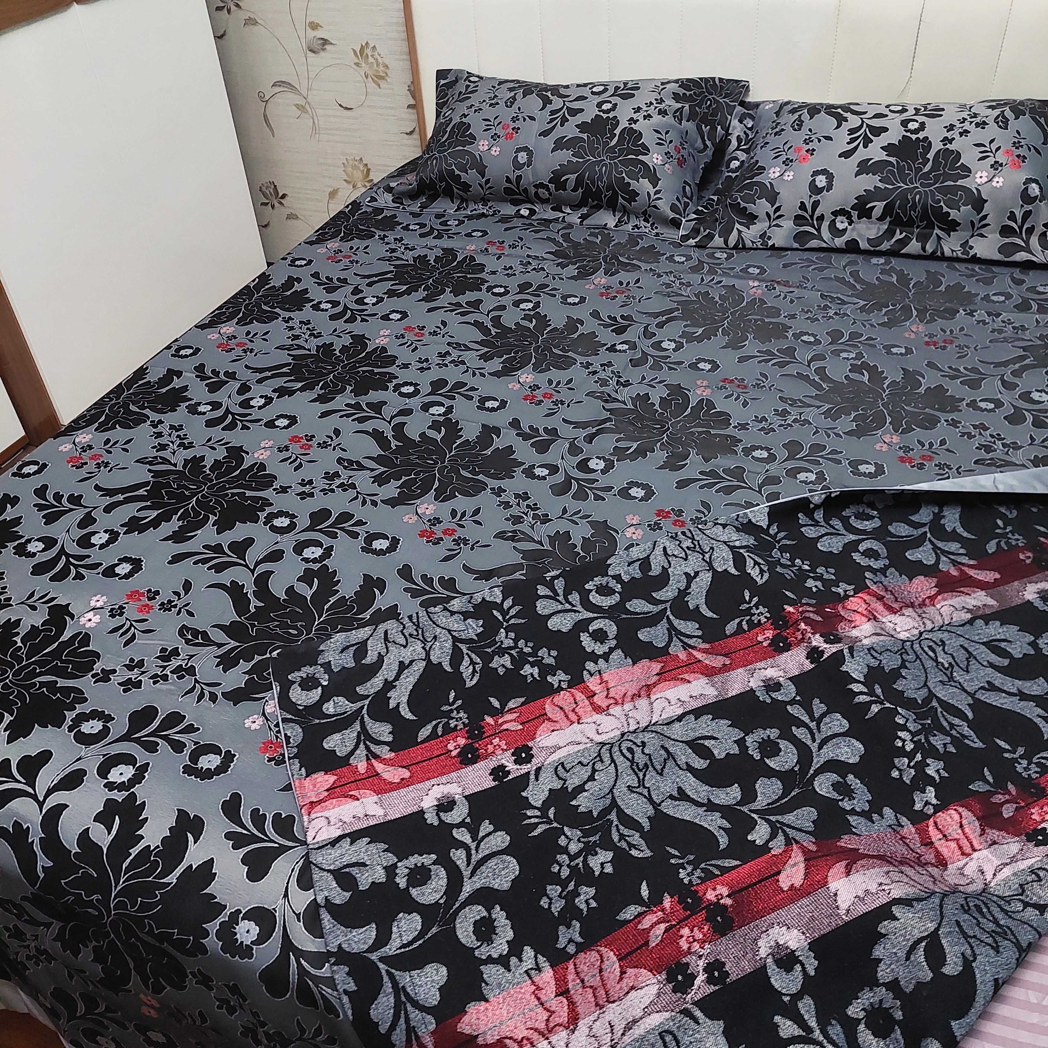 Комплект из жаккарда (покрывало,  наволочки)