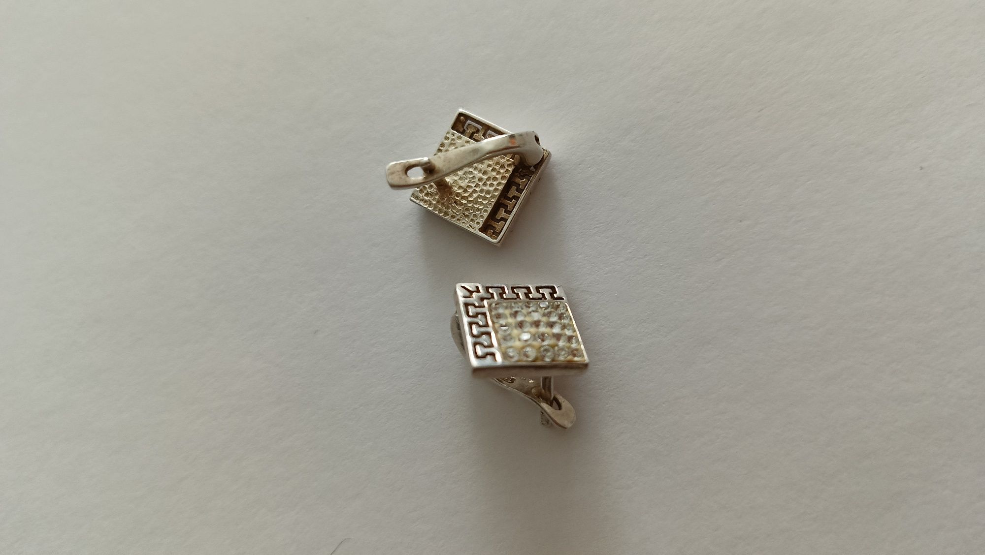 Серьги серебро 925 с фианитом